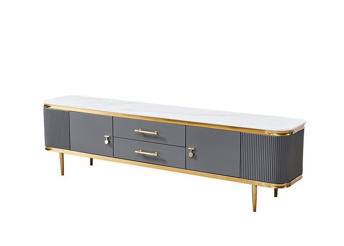طقم طاولة القهوة من Rock Plate Metal Living Room TV
