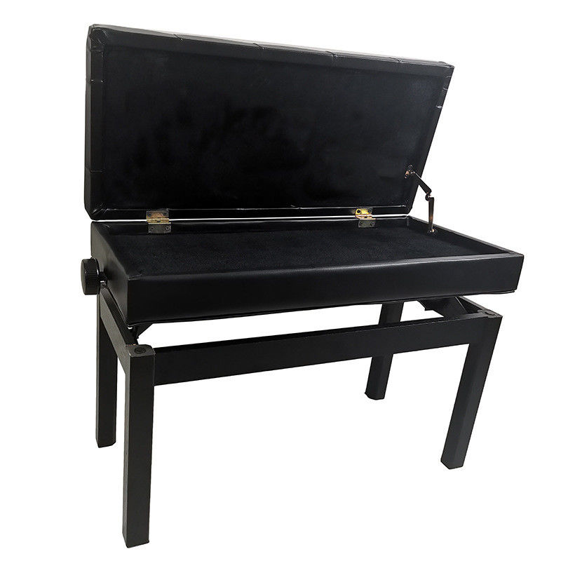 تخزين جلد Odm Antique Double Piano Stool Ottoman 86cm طويل القامة
