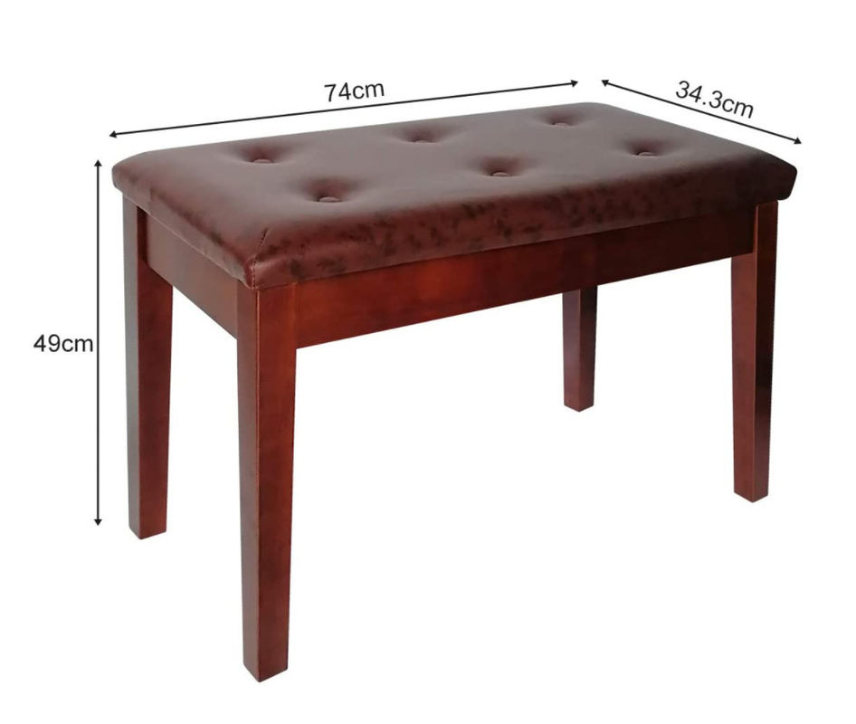 غرفة المعيشة في الفصل الدراسي Odm Double Piano Stool بارتفاع 34.3 سم